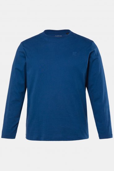 JP1880 Long Sleeve OEKO-TEX T-Shirt Blue - Herren-T-shirts - Herren-T-Shirts in großen Größen