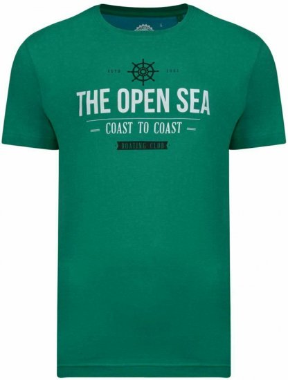 Kam Jeans 5254 Shamrock T-shirt - Herren-T-shirts - Herren-T-Shirts in großen Größen