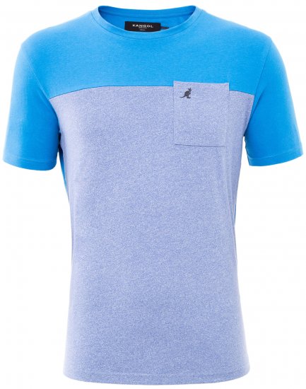 Kangol Sherwin T-shirt Blue - Herren-T-shirts - Herren-T-Shirts in großen Größen