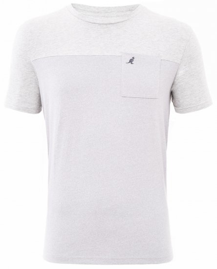 Kangol Sherwin T-shirt Grey - Herren-T-shirts - Herren-T-Shirts in großen Größen