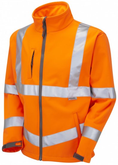 Leo Buckland Softshell Jacket Orange - Herren arbeitskleidung - Herren Arbeitskleidung Große Größen
