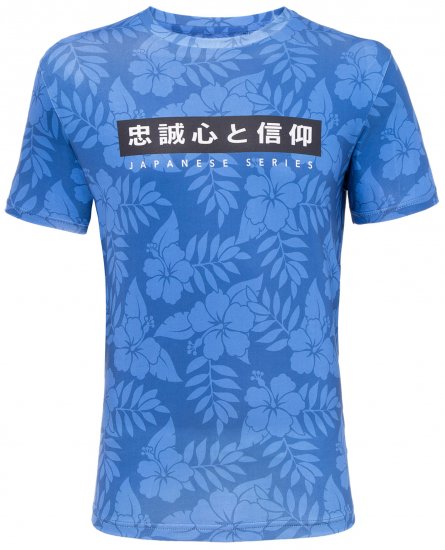Loyalty & Faith Sneak T-shirt Blue - Herren-T-shirts - Herren-T-Shirts in großen Größen