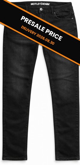 Motley Denim Soho 5-Pocket Jeans Black - Herren-jeans & -hosen - Herren-Jeans & -Hosen in großen Größen