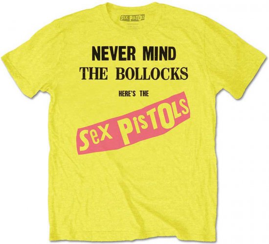 Sex Pistols Never Mind The Bollocks T-shirt Yellow - Herren-T-shirts - Herren-T-Shirts in großen Größen
