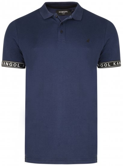 Kangol Steep Polo Navy - Polo-Shirts für Herren in großen Größen - Polo-Shirts für Herren in großen Größen