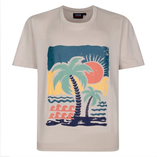 Espionage T448 Bedruckte T-Shirts 4er-Pack Sortiert - Herren-T-shirts - Herren-T-Shirts in großen Größen