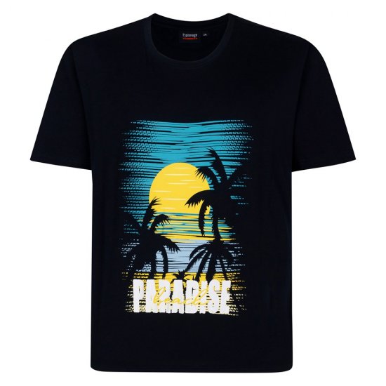 Espionage T448 Bedruckte T-Shirts 4er-Pack Sortiert - Herren-T-shirts - Herren-T-Shirts in großen Größen