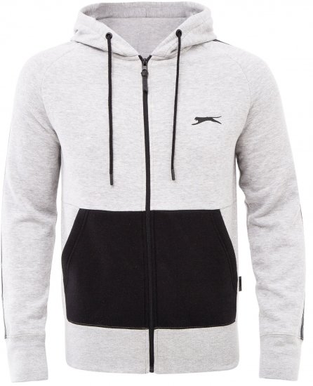 Slazenger Tommy Hoodie Grey - Herren-sweater und -hoodies - Herren-Sweater und -Hoodies in großen Größen