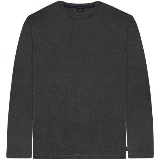 Double Outfitters TS-9170 Long Sleeve T-Shirt Anthracite - Herren-T-shirts - Herren-T-Shirts in großen Größen