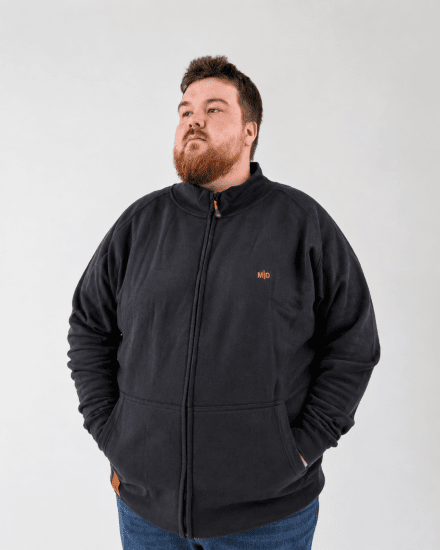 Motley Denim London Sweatshirt Black - Herren-sweater und -hoodies - Herren-Sweater und -Hoodies in großen Größen