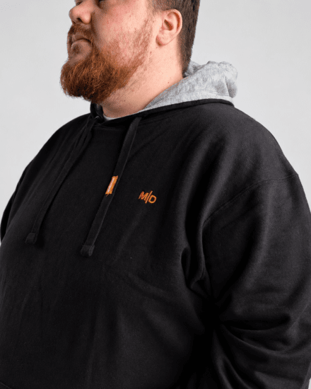 Motley Denim Riga Hoodie Black - Herren-sweater und -hoodies - Herren-Sweater und -Hoodies in großen Größen