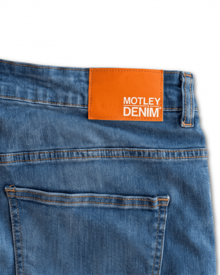 Motley Denim Soho 5-Pocket Jeans Blue Wash - Herren-jeans & -hosen - Herren-Jeans & -Hosen in großen Größen