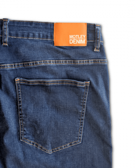 Motley Denim Soho 5-Pocket Jeans Mid Wash - Herren-jeans & -hosen - Herren-Jeans & -Hosen in großen Größen