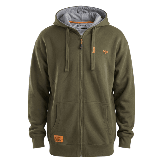 Motley Denim Copenhagen Hoodie Dark Khaki - Herren-sweater und -hoodies - Herren-Sweater und -Hoodies in großen Größen