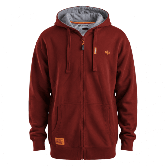 Motley Denim Copenhagen Hoodie Red - Herren-sweater und -hoodies - Herren-Sweater und -Hoodies in großen Größen