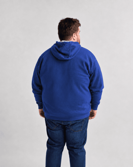 Motley Denim Copenhagen Hoodie Royal Blue - Herren-sweater und -hoodies - Herren-Sweater und -Hoodies in großen Größen