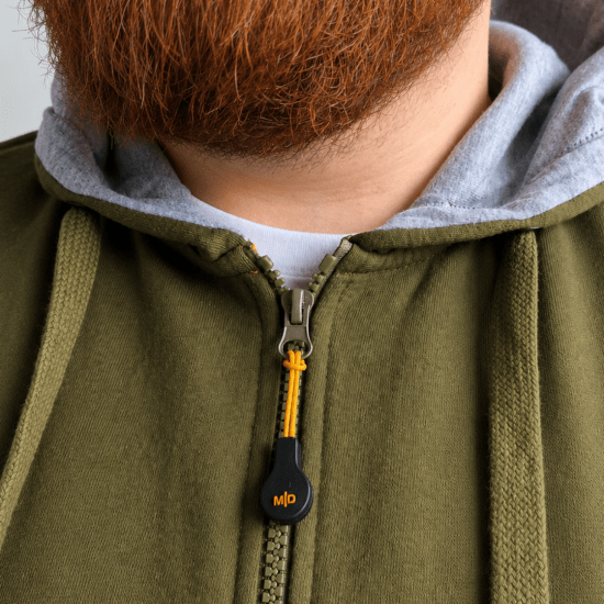 Motley Denim Copenhagen Hoodie Dark Khaki - Herren-sweater und -hoodies - Herren-Sweater und -Hoodies in großen Größen