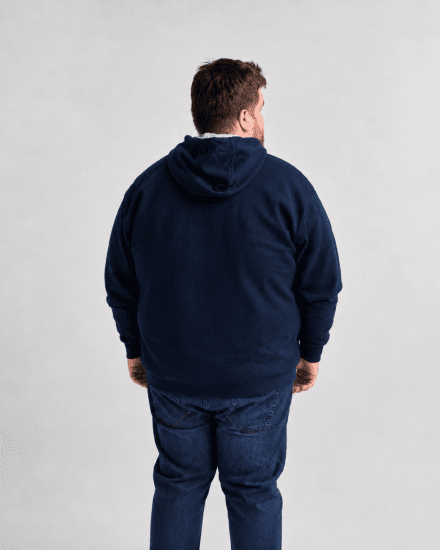 Motley Denim Copenhagen Hoodie Navy - Herren-sweater und -hoodies - Herren-Sweater und -Hoodies in großen Größen