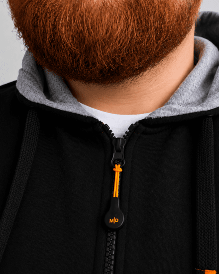 Motley Denim Copenhagen Hoodie Black - Herren-sweater und -hoodies - Herren-Sweater und -Hoodies in großen Größen
