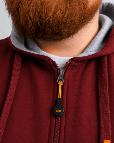 Motley Denim Copenhagen Hoodie Red - Herren-sweater und -hoodies - Herren-Sweater und -Hoodies in großen Größen