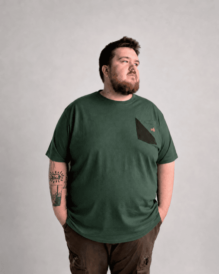Motley Denim Milan T-Shirt Racinggrün - Herren-T-shirts - Herren-T-Shirts in großen Größen