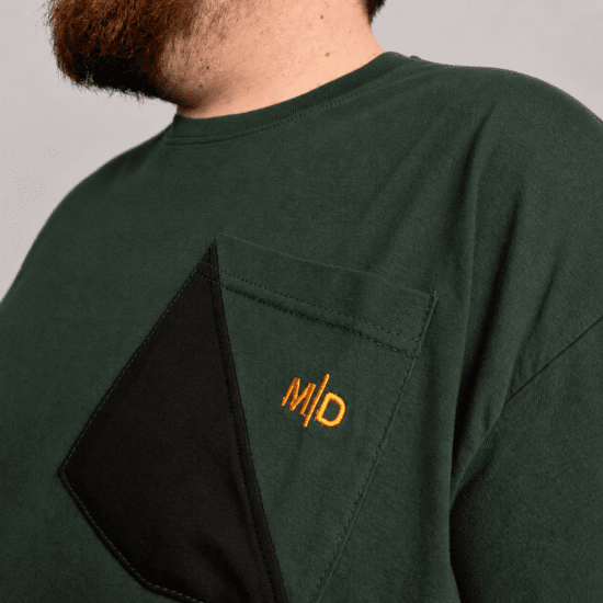 Motley Denim Milan T-Shirt Racinggrün - Herren-T-shirts - Herren-T-Shirts in großen Größen