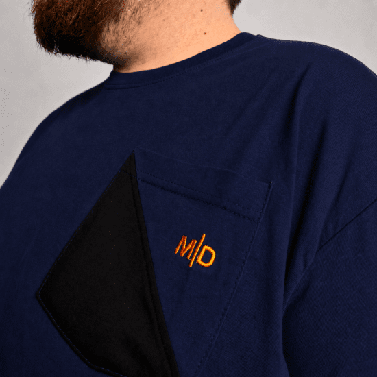 Motley Denim Milan T-Shirt Marineblau - Herren-T-shirts - Herren-T-Shirts in großen Größen