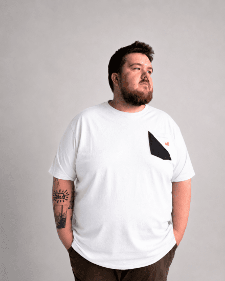 Motley Denim Milan T-Shirt Weiß - Herren-T-shirts - Herren-T-Shirts in großen Größen