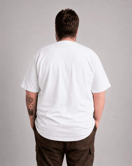 Motley Denim Milan T-Shirt Weiß - Herren-T-shirts - Herren-T-Shirts in großen Größen