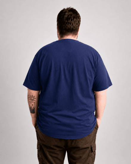 Motley Denim Milan T-Shirt Dunkelindigo - Herren-T-shirts - Herren-T-Shirts in großen Größen