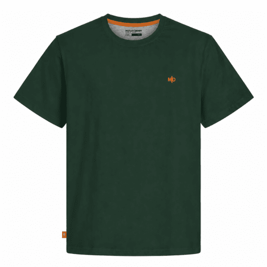 Motley Denim Stockholm T-shirt Racing Green - Herren-T-shirts - Herren-T-Shirts in großen Größen