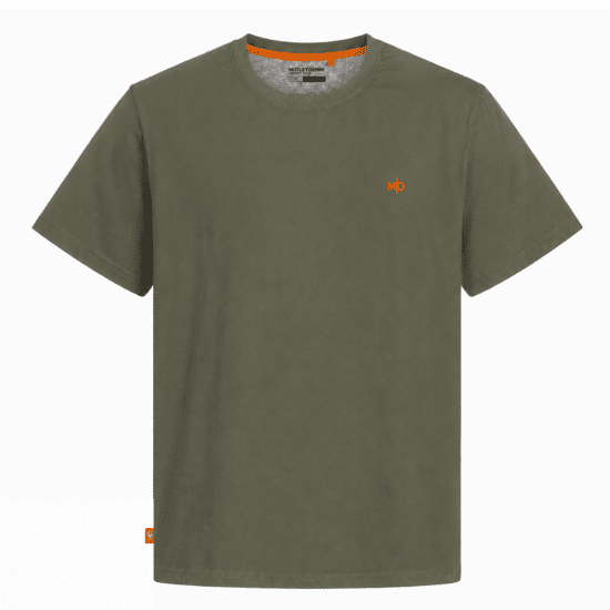 Motley Denim Stockholm T-shirt Dark Khaki - Herren-T-shirts - Herren-T-Shirts in großen Größen