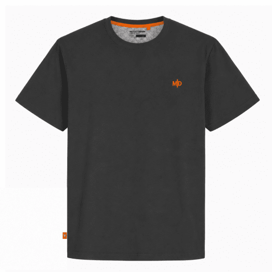 Motley Denim Stockholm T-shirt Charcoal - Herren-T-shirts - Herren-T-Shirts in großen Größen