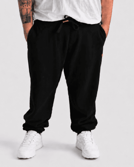 Motley Denim Berlin Sweatpants Black - Jogginghosen für herren - Jogginghosen für Herren in großen Größen