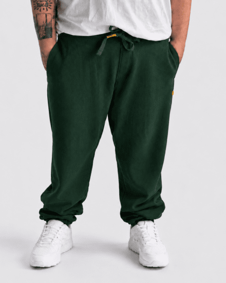 Motley Denim Berlin Sweatpants Racing Green - Jogginghosen für herren - Jogginghosen für Herren in großen Größen