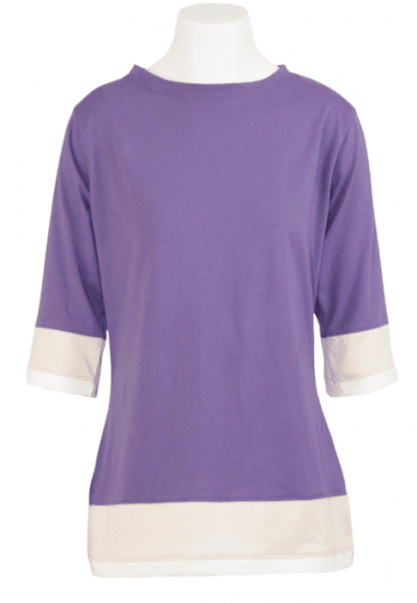 Nora Mikken ANNELI T-Shirt Purple - T-shirts - T-Shirts & Crop Tops für Damen