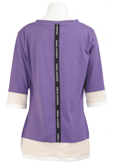 Nora Mikken ANNELI T-Shirt Purple - T-shirts - T-Shirts & Crop Tops für Damen
