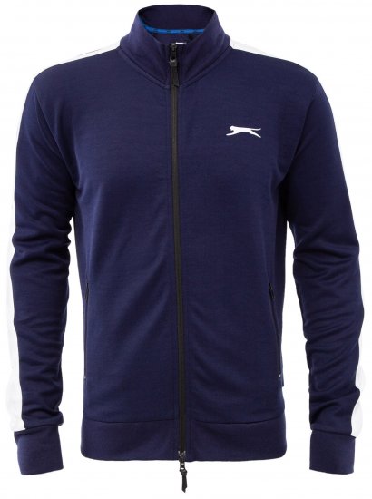 Slazenger Vince Track Jacket Navy - Herren-sweater und -hoodies - Herren-Sweater und -Hoodies in großen Größen