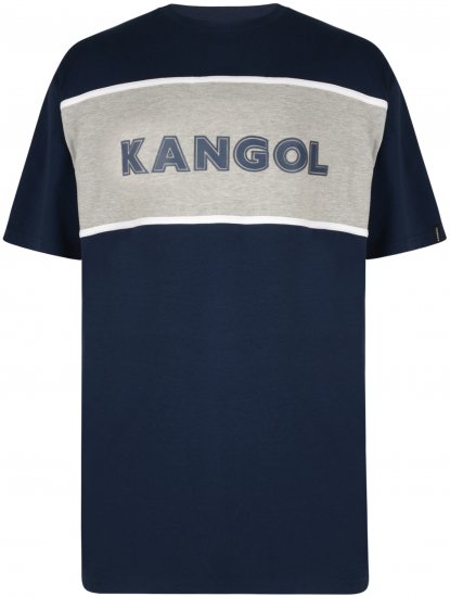 Kangol Whistler T-shirt Navy - Herren-T-Shirts in großen Größen - Herren-T-Shirts in großen Größen