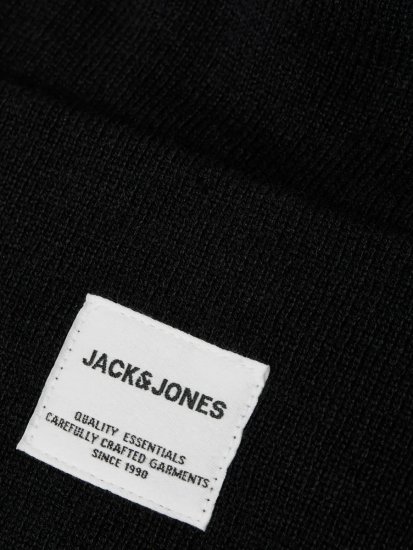 Jack & Jones Long Knit Mütze Schwarz - Mützen - 