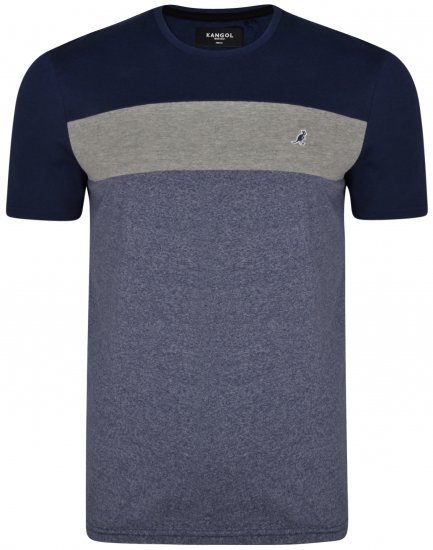 Kangol Zeek T-shirt Blue - Herren-T-shirts - Herren-T-Shirts in großen Größen