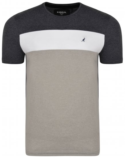 Kangol Zeek T-shirt Grey - Herren-T-shirts - Herren-T-Shirts in großen Größen